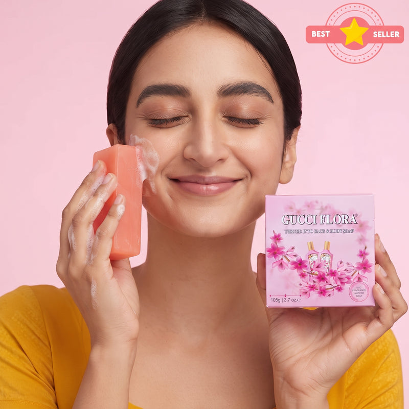 Gucci Flora–Inspired Perfume-Infused Face & Body Soap