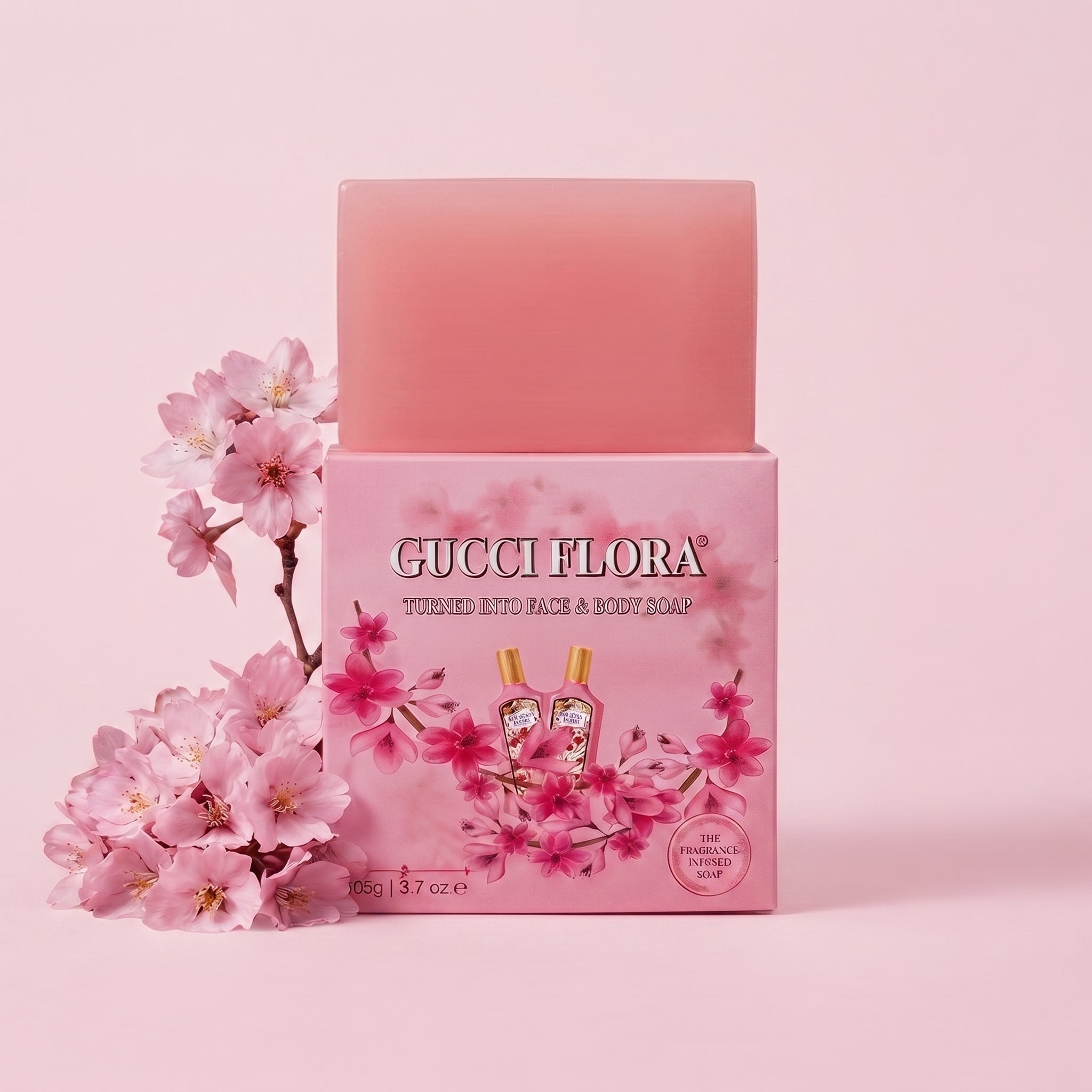 Gucci Flora–Inspired Perfume-Infused Face & Body Soap