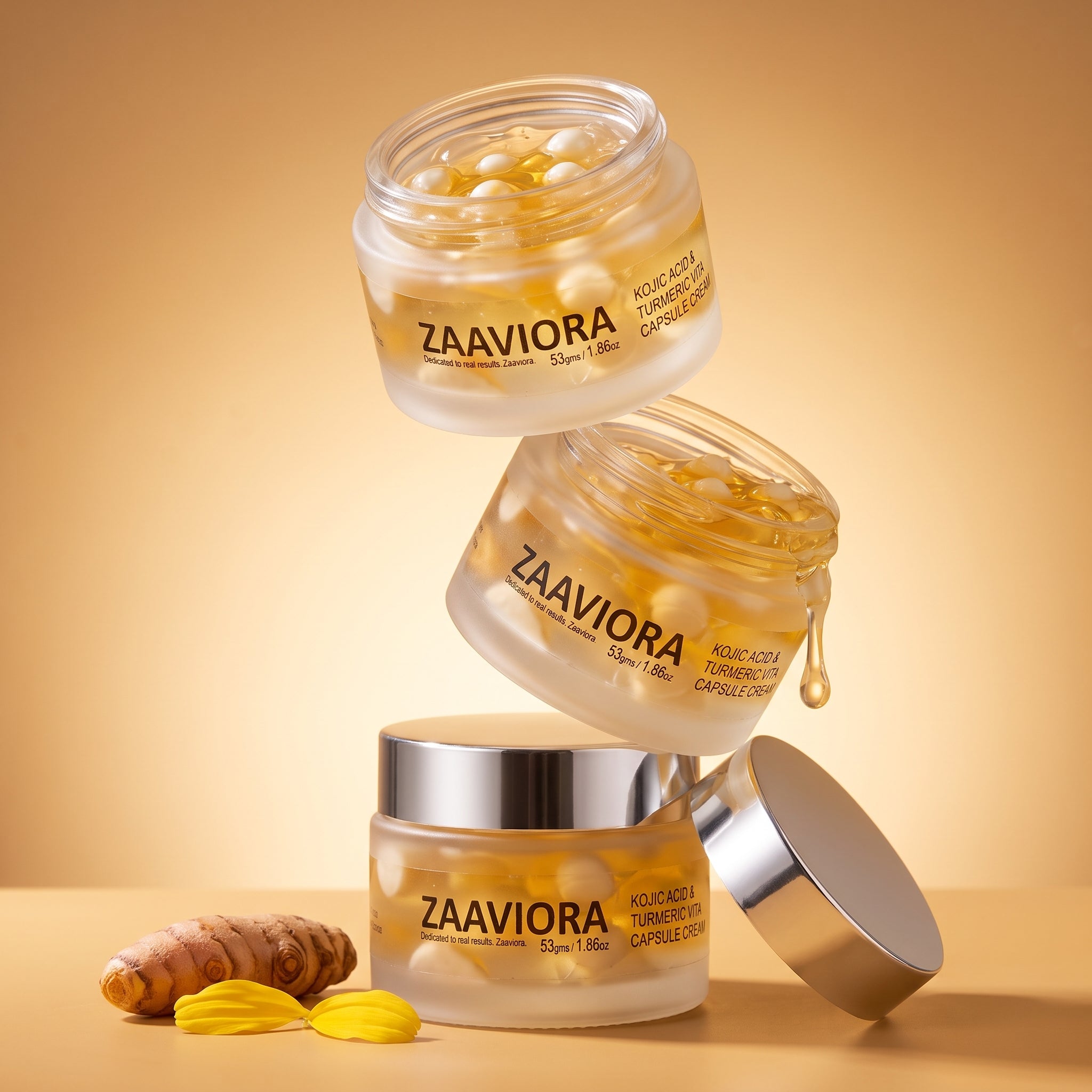 ZAAVIORA Kojic Acid & Turmeric Vita Capsule Cream.